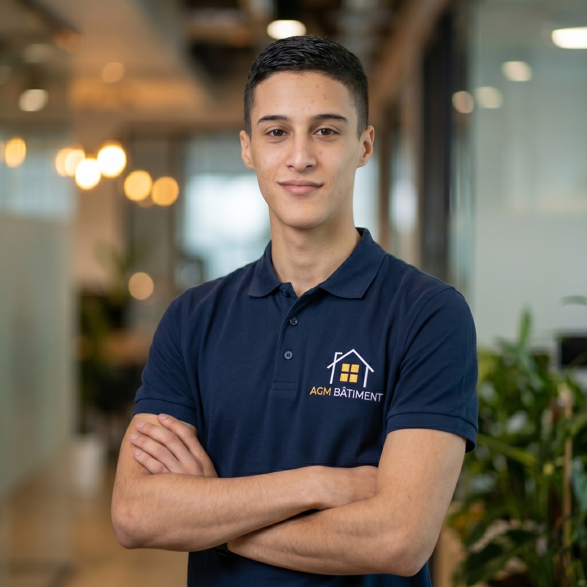Anas, co-fondateur d'AGM Bâtiment