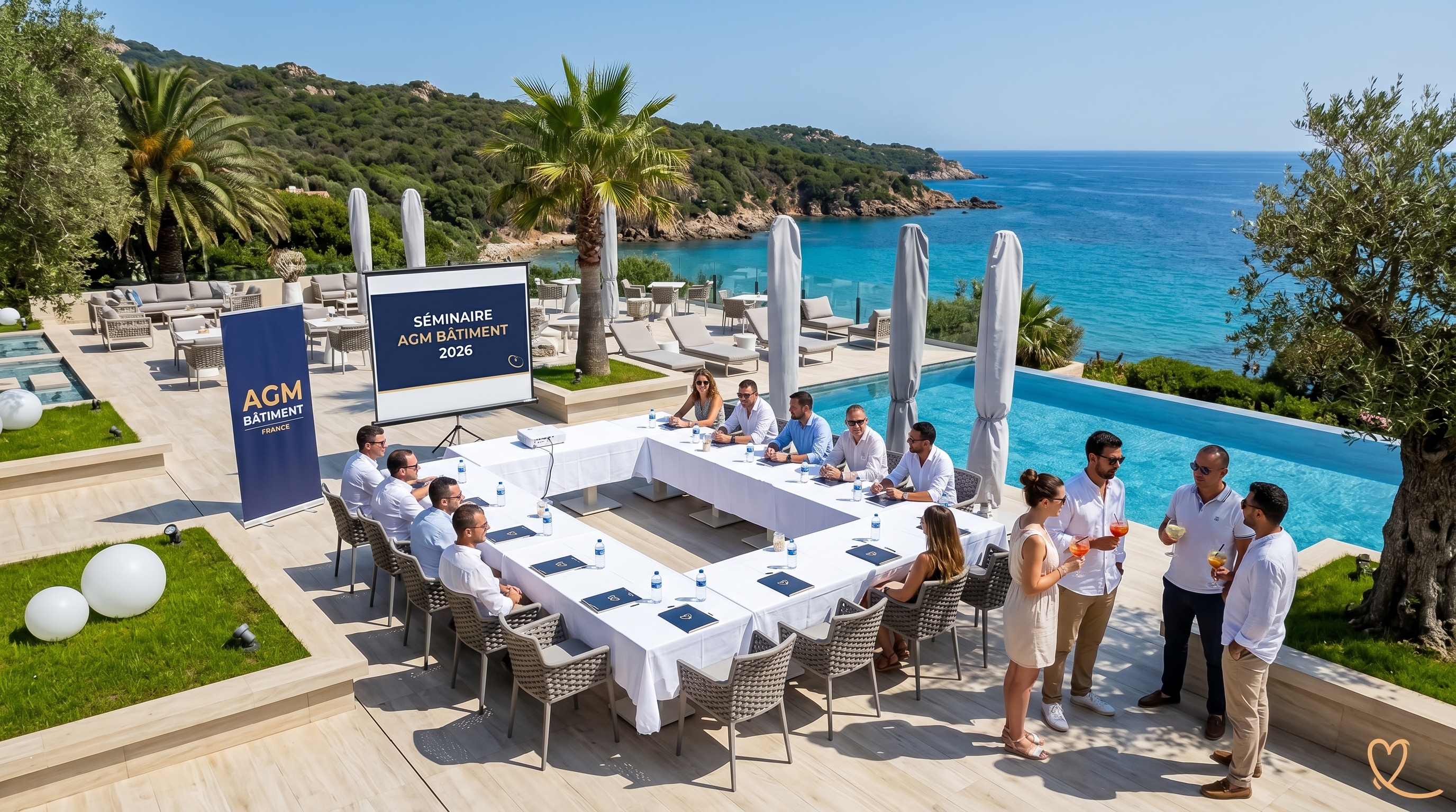 Séminaire AGM Bâtiment à Porto-Vecchio, Corse